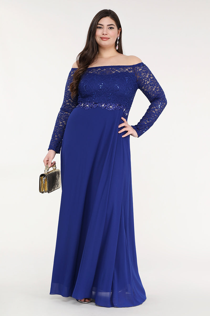 Plus Size Embellished Maxi Dress