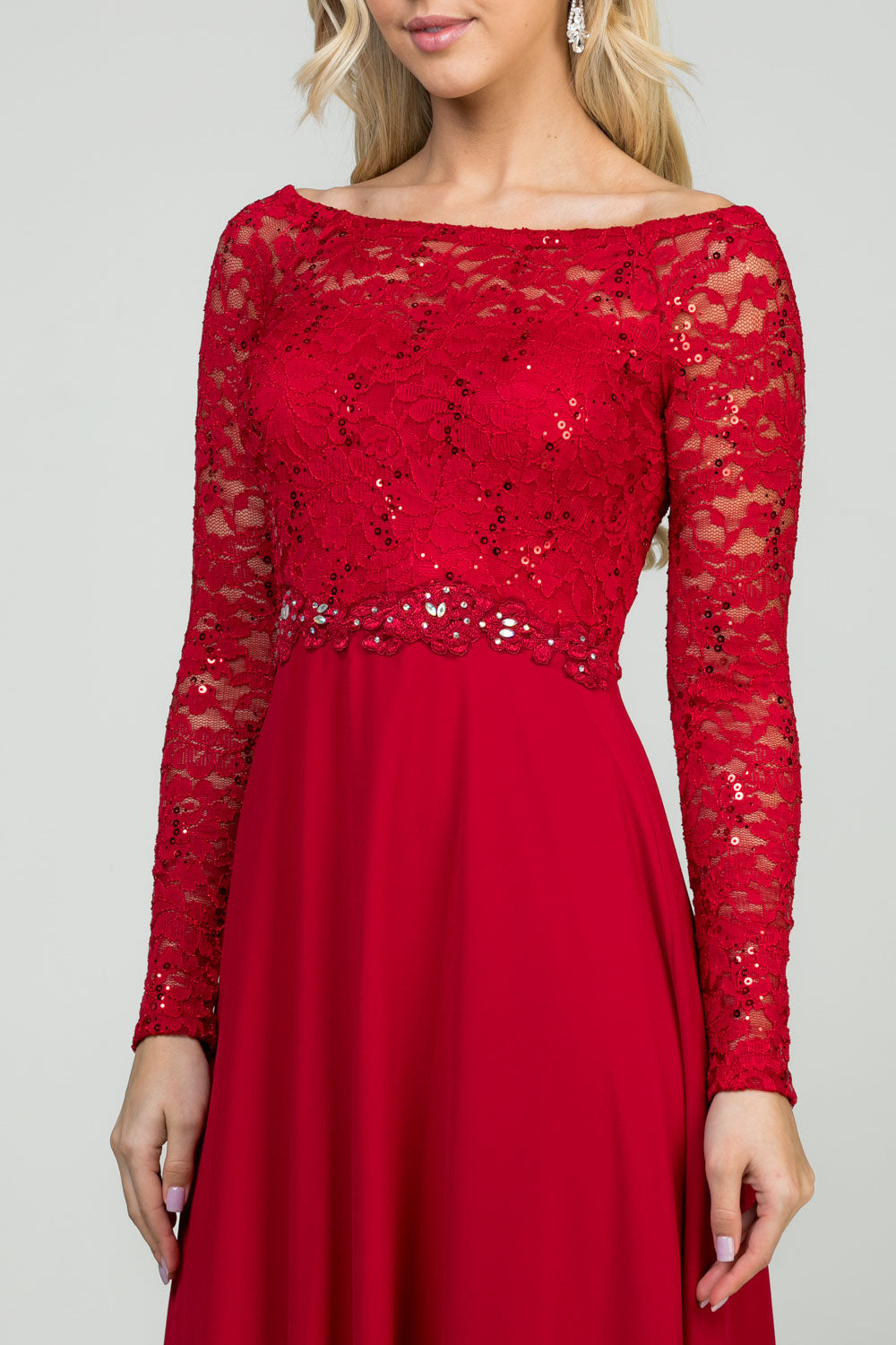 Plus Size Embellished Maxi Dress