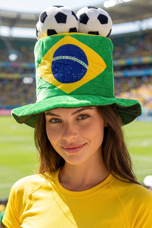 Brazil Soccer World Cup Hat