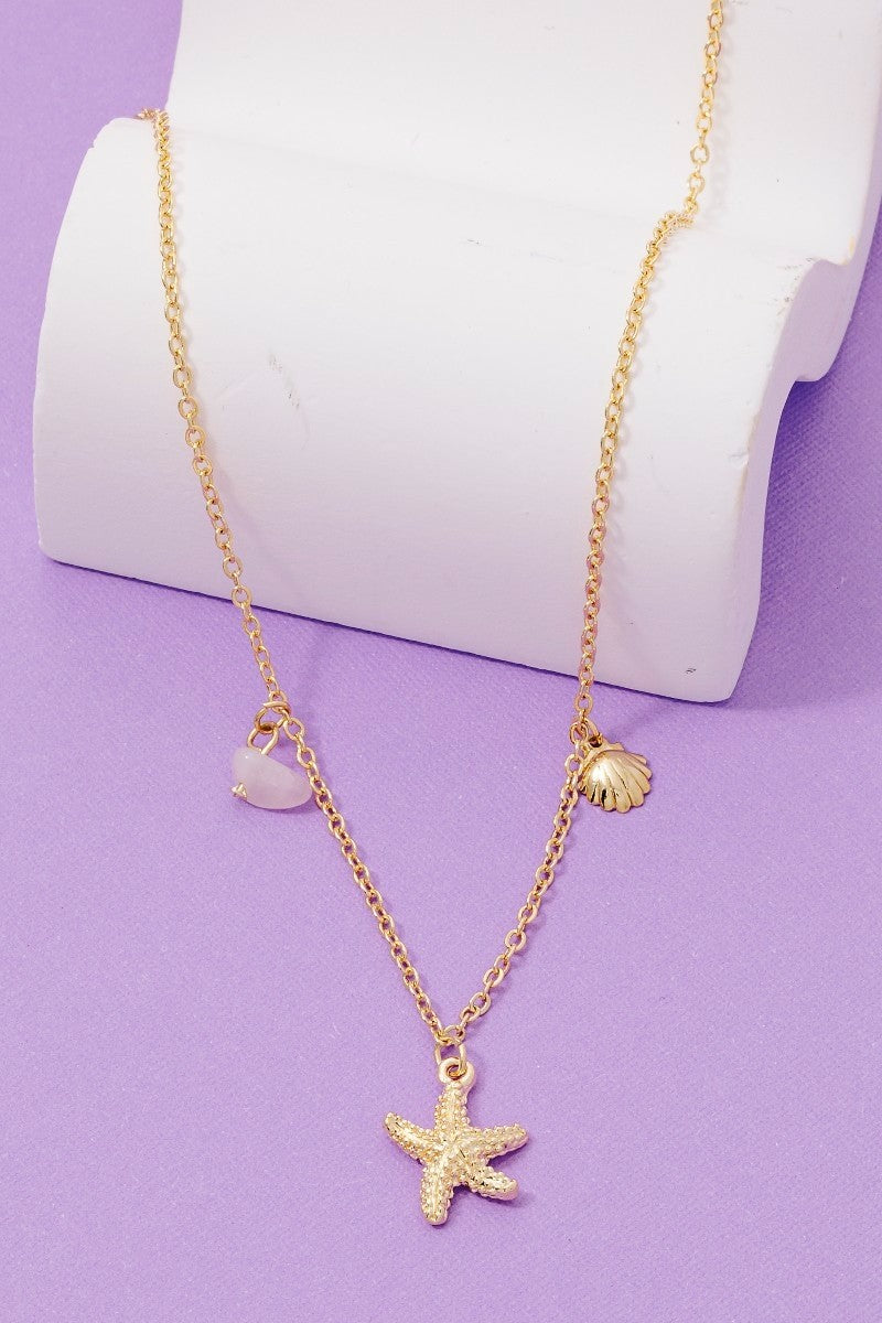 Sealife Starfish Charms Necklace
