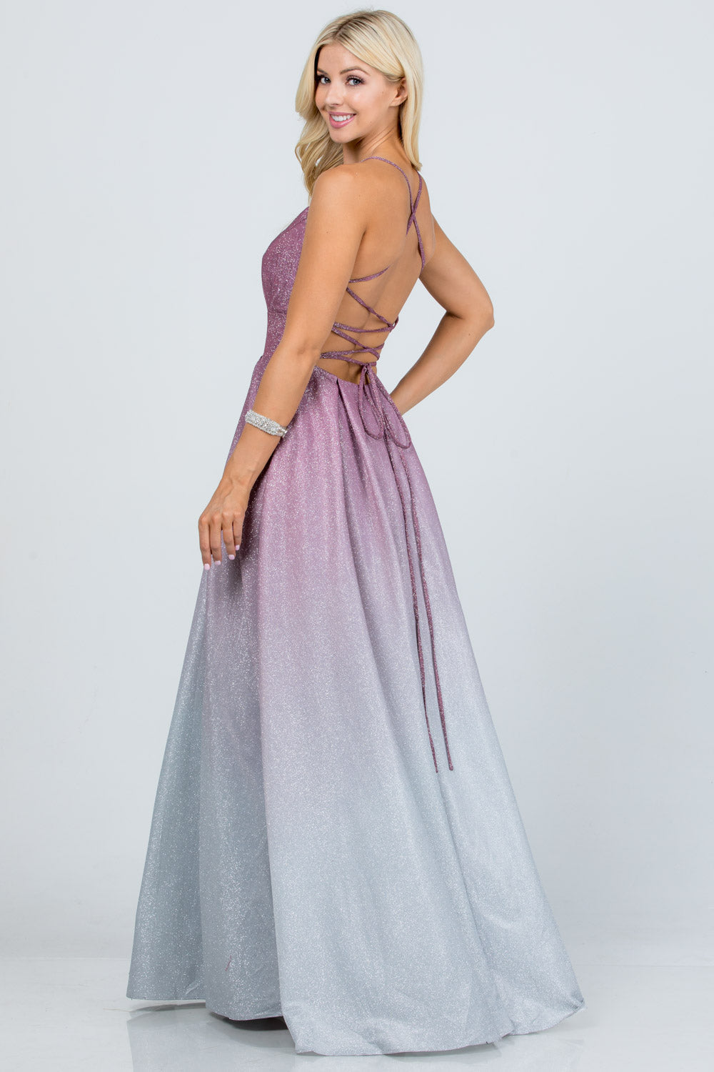 Glitter Ombre Gown