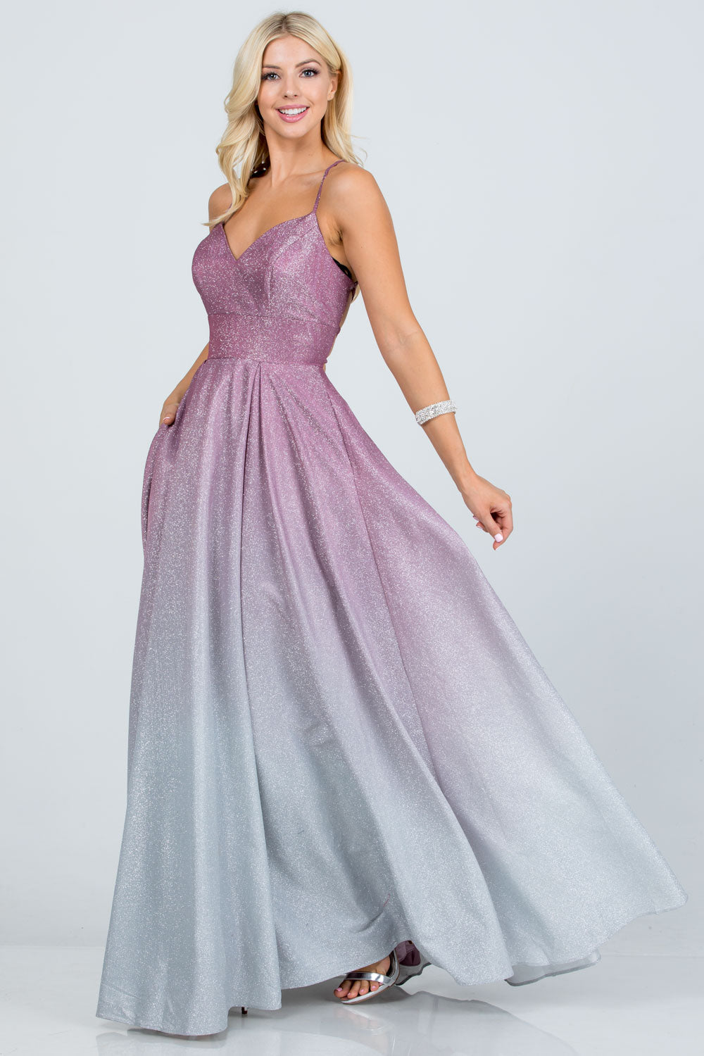 Glitter Ombre Gown