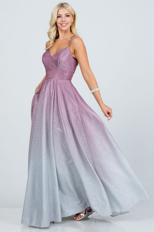 Glitter Ombre Gown