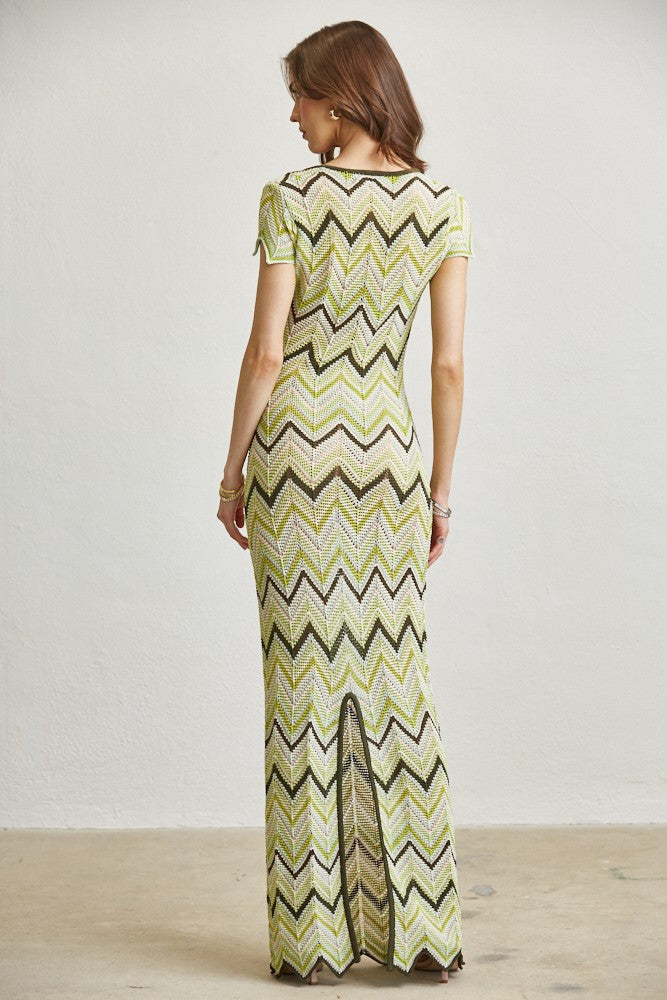 Sail Away Dreams Maxi Dress- Green