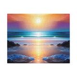 Sunset at the Beach Jigsaw Puzzle (30, 110, 252, 500,1000-Piece)