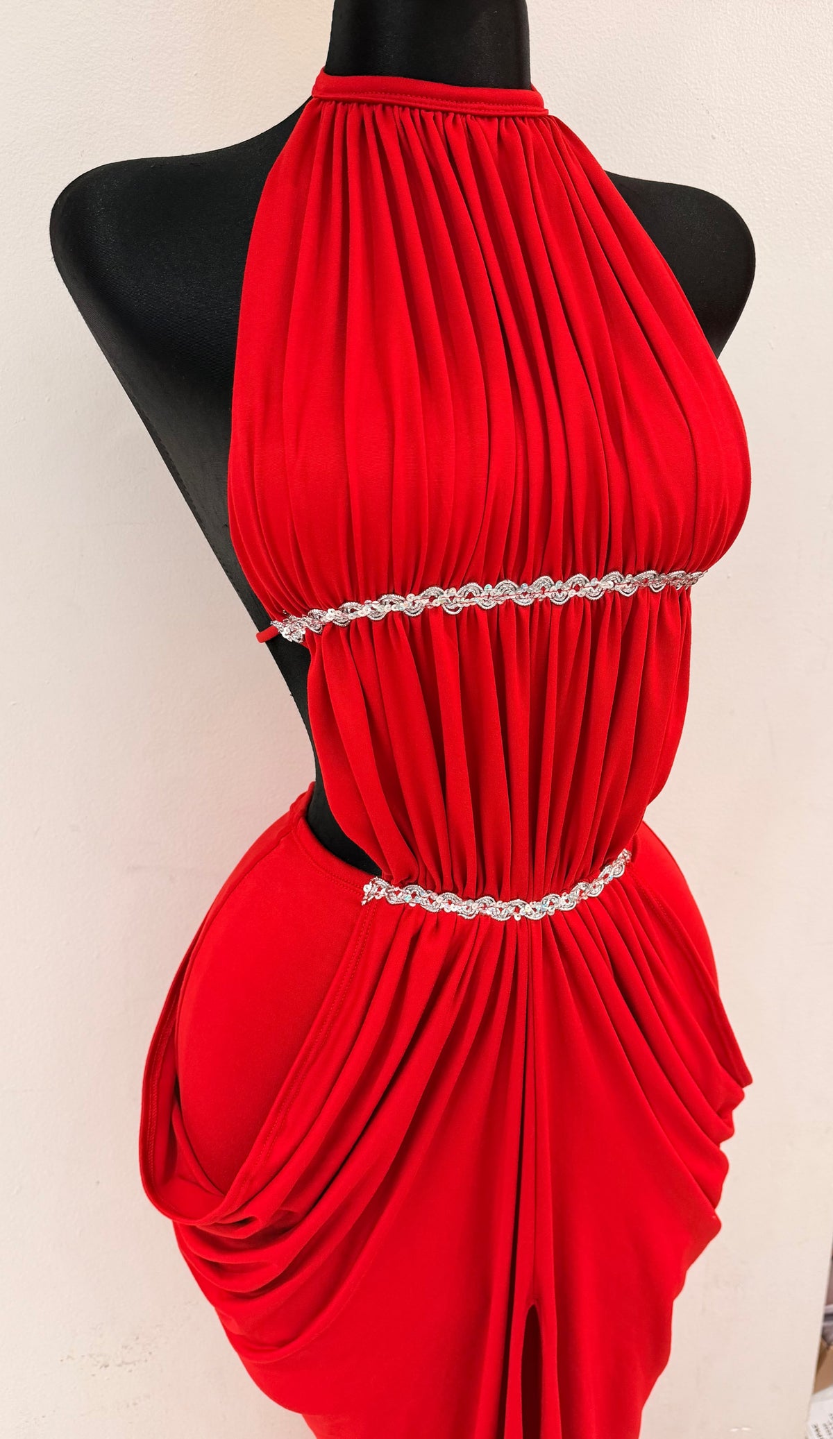 Dreams of Jupiter Gala Dress-Red