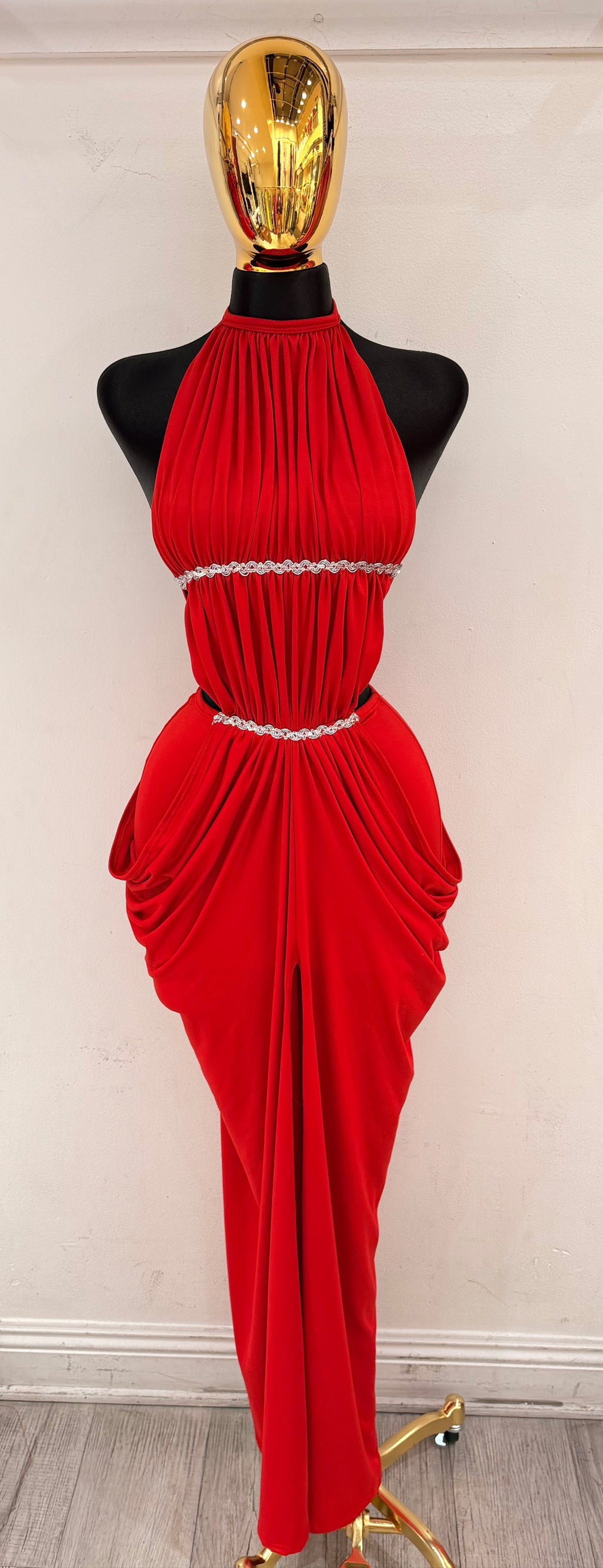 Dreams of Jupiter Gala Dress-Red