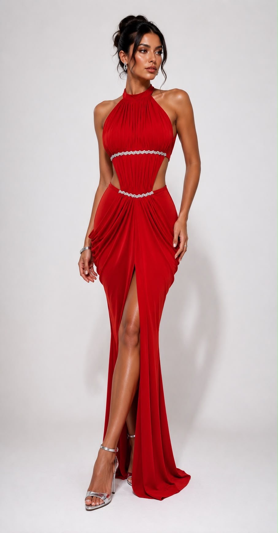 Dreams of Jupiter Gala Dress-Red