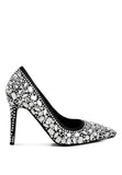 Iceout Diamante & Rhinestone Embellishments Pumps- 2 Colors