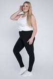 Plus Size Everyday Leggings with Pockets-5 Colors