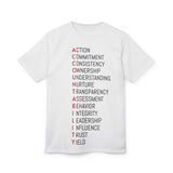 Graphic Tee - Accountability Acronym Design