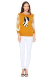 Cute Dog Animal Jacquard 12gg Pullover Sweater