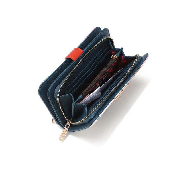 Nicole Lee "Wild Lips" Bifold Wrislet Wallet