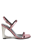 Ladra Metallic Fantasy Wedge Heel Sandals- 2 Colors