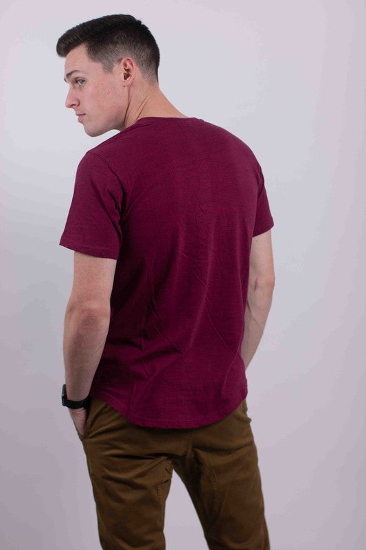 Men's Short Sleeves Henley T-Shirt- 6 Colors