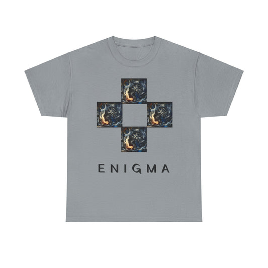Enigma Unisex Heavy Cotton Tee- 5 Colors