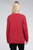 Melange Open Front Sweater Cardigan- 4 Colors