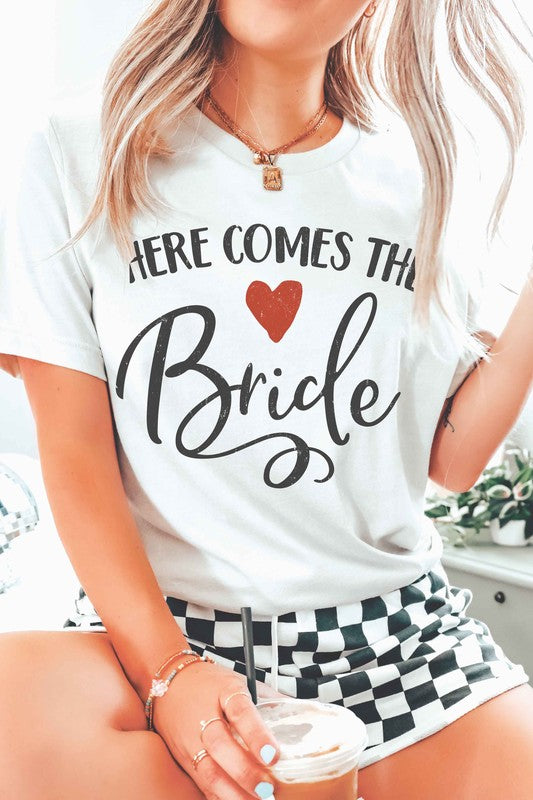 HERE COMES THE BRIDE Graphic T-Shirt-5 Colors