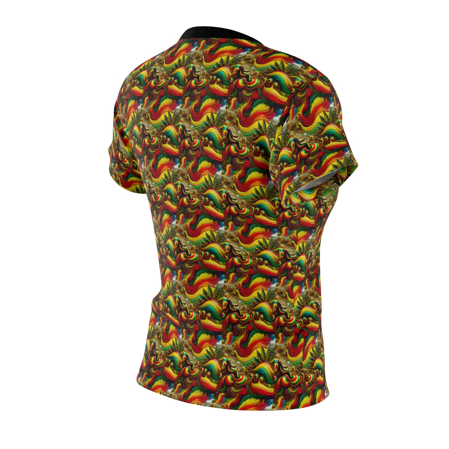 Surreal Rasta Vibe Women's Cut & Sew Tee