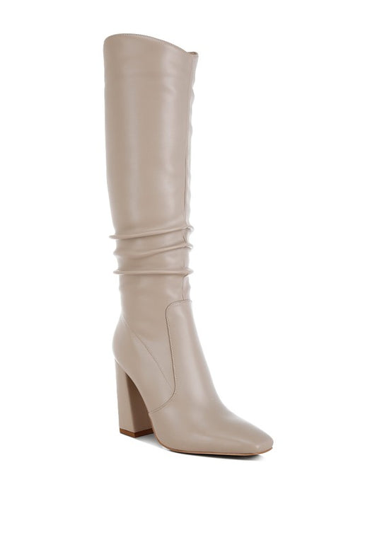 Yanir Slouchy Shaft Knee-High Boots- 2 Colors
