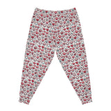 Valentine's Hearts Athletic Joggers