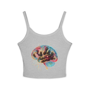 4D Brain Women's Spaghetti Strap Tank Top