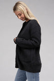 Low Gauge Waffle Open Cardigan Sweater-4 Colors