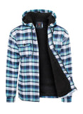 Men's Flannel Sherpa Lining Jacket- 8 Colors