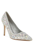 Iceout Diamante & Rhinestone Embellishments Pumps- 2 Colors