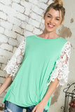 LACE SLEEVES TOP-5 COLORS