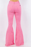 Bell Bottom Jean in Pink- Inseam 32