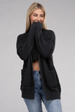 Low Gauge Waffle Open Cardigan Sweater-4 Colors