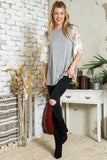 LACE SLEEVES TOP-5 COLORS