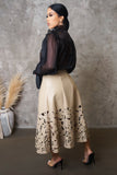 Leather Midi Skirt- 3 Colors