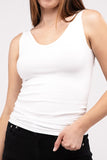 Front & Back 2-Way V-Neck Seamless Tank-3 Colors