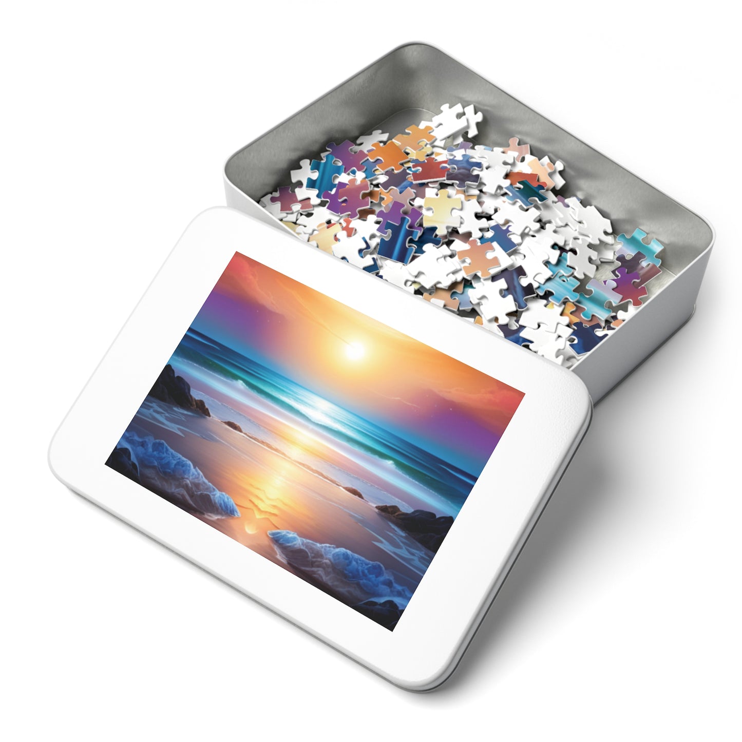 Sunset at the Beach Jigsaw Puzzle (30, 110, 252, 500,1000-Piece)