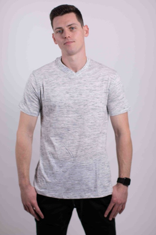 Men's Tri-Blend V-Neck T-Shirt-6 Colors