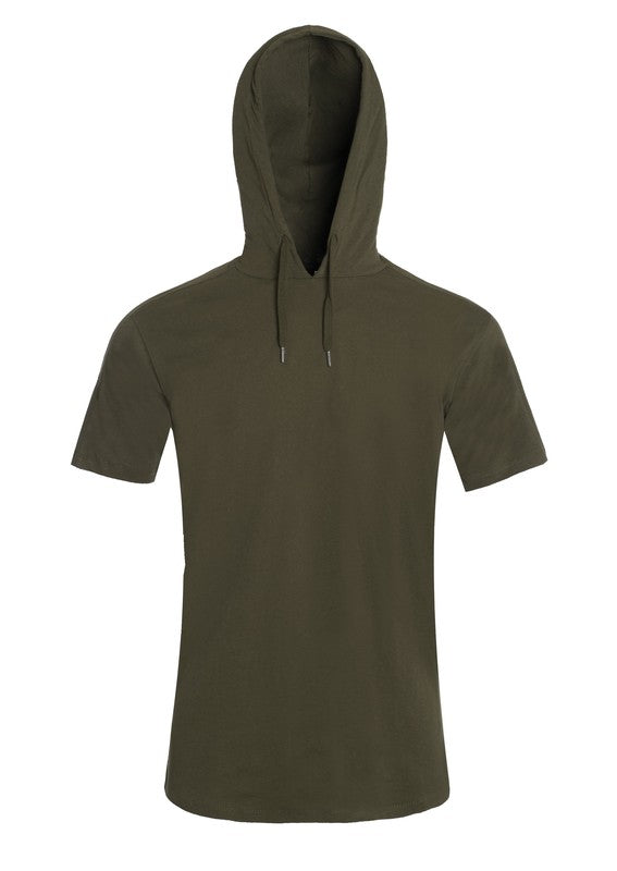 Men's Lightweight Short Sleeves Hoodie-12 Colors