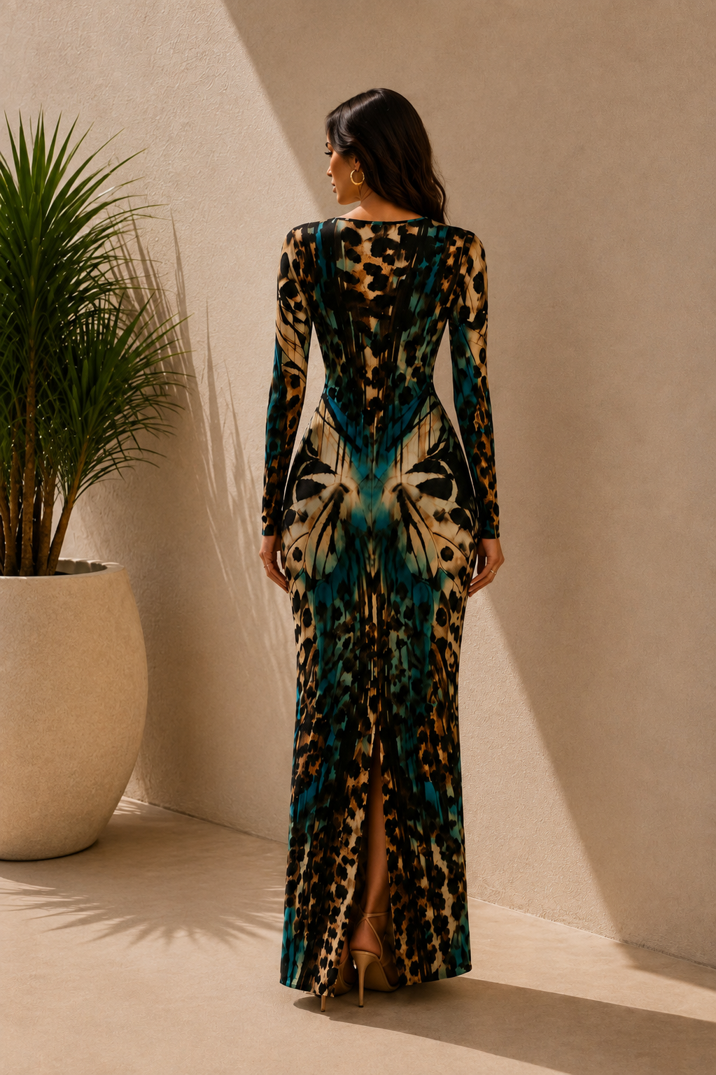 Amazonian Maxi Dress- Green/Multi