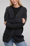 Low Gauge Waffle Open Cardigan Sweater-4 Colors