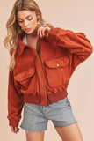 So Cozy Bomber Jacket-4 Colors