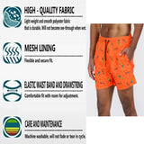 Men's Paisley Bandana Print Swimming Shorts