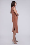 Casual Comfy Sleeveless Midi Dress-3 Colors