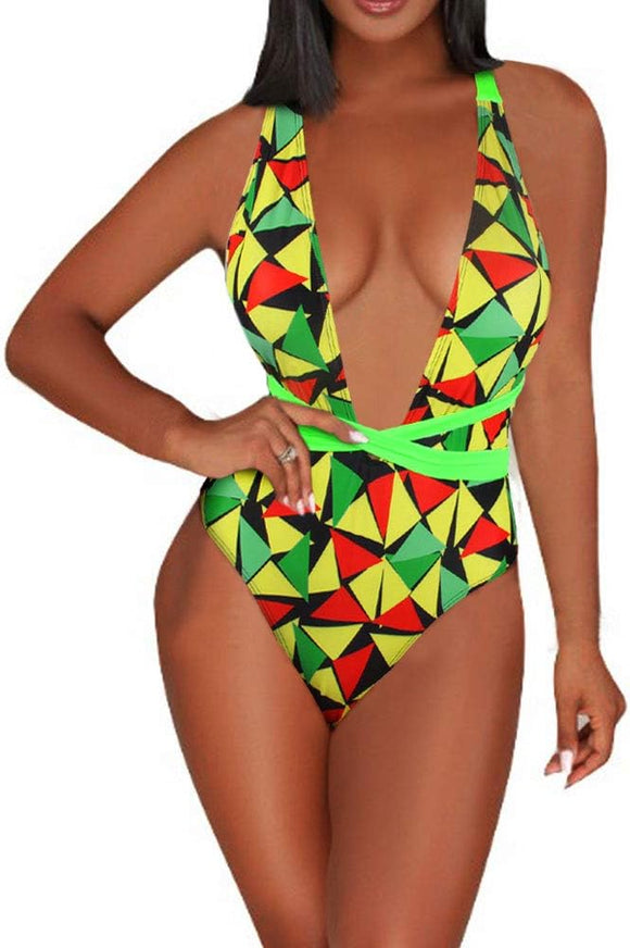 Jamaican Rasta Reggae Monokini Swimwear #6