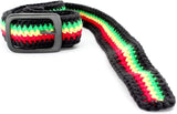 Hand Knitted Cotton Rasta Buckled Belt #1