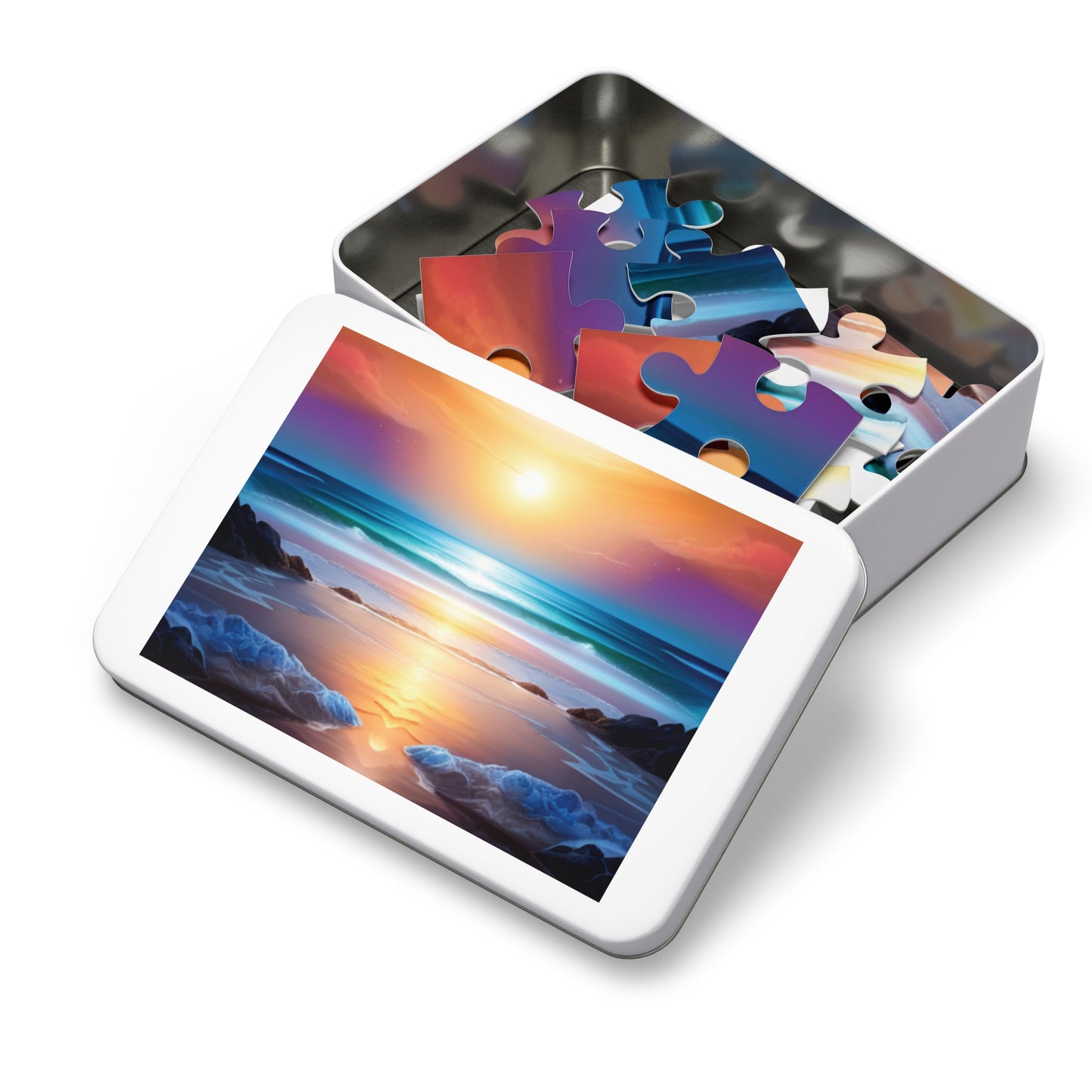 Sunset at the Beach Jigsaw Puzzle (30, 110, 252, 500,1000-Piece)