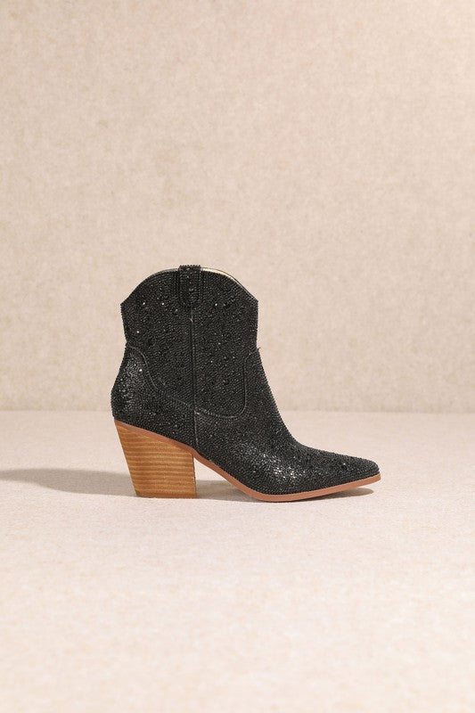 "Angel" Rhinestone Dress Boots