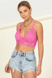 Lean on Me Lace Cropped Cami Top- 3 Colors