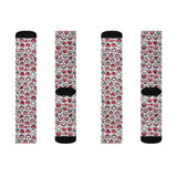 Sublimation Socks Valentines Hearts