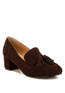 Aloha Tassels Detail Suede Loafers- 2 Colors